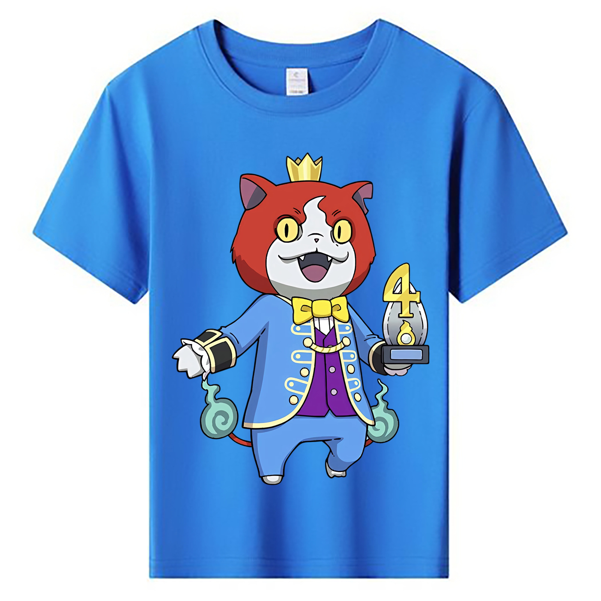 （画像用） 妖怪ウォッチ Yo-kai Watch 綿100％キッズTシャツ（フロントプリント）